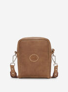 Sac &agrave; bandouli&egrave;re essentiel en cuir Tribe