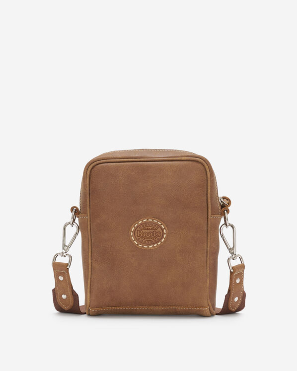 Sac &agrave; bandouli&egrave;re essentiel en cuir Tribe