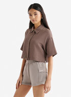 Isla Cotton Gauze Short Sleeve Shirt