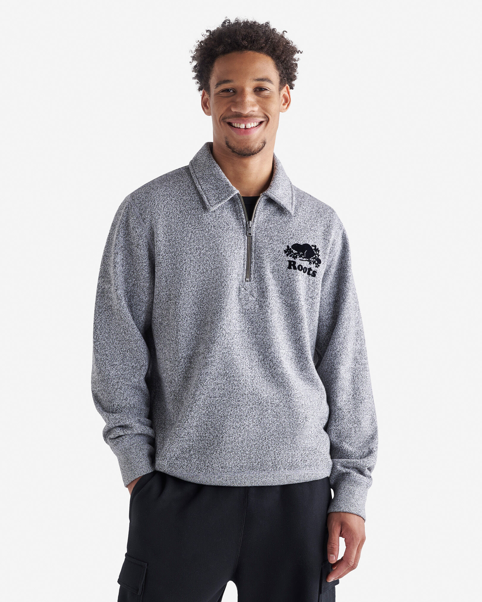 Roots half zip sweater 2025