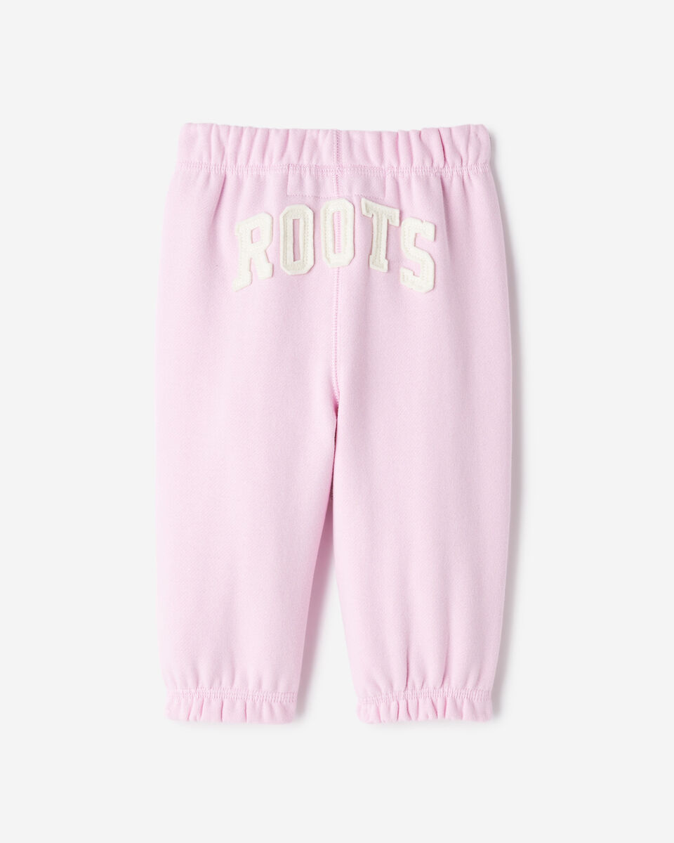 Pantalon original en molleton de coton bio Roots pour bébés