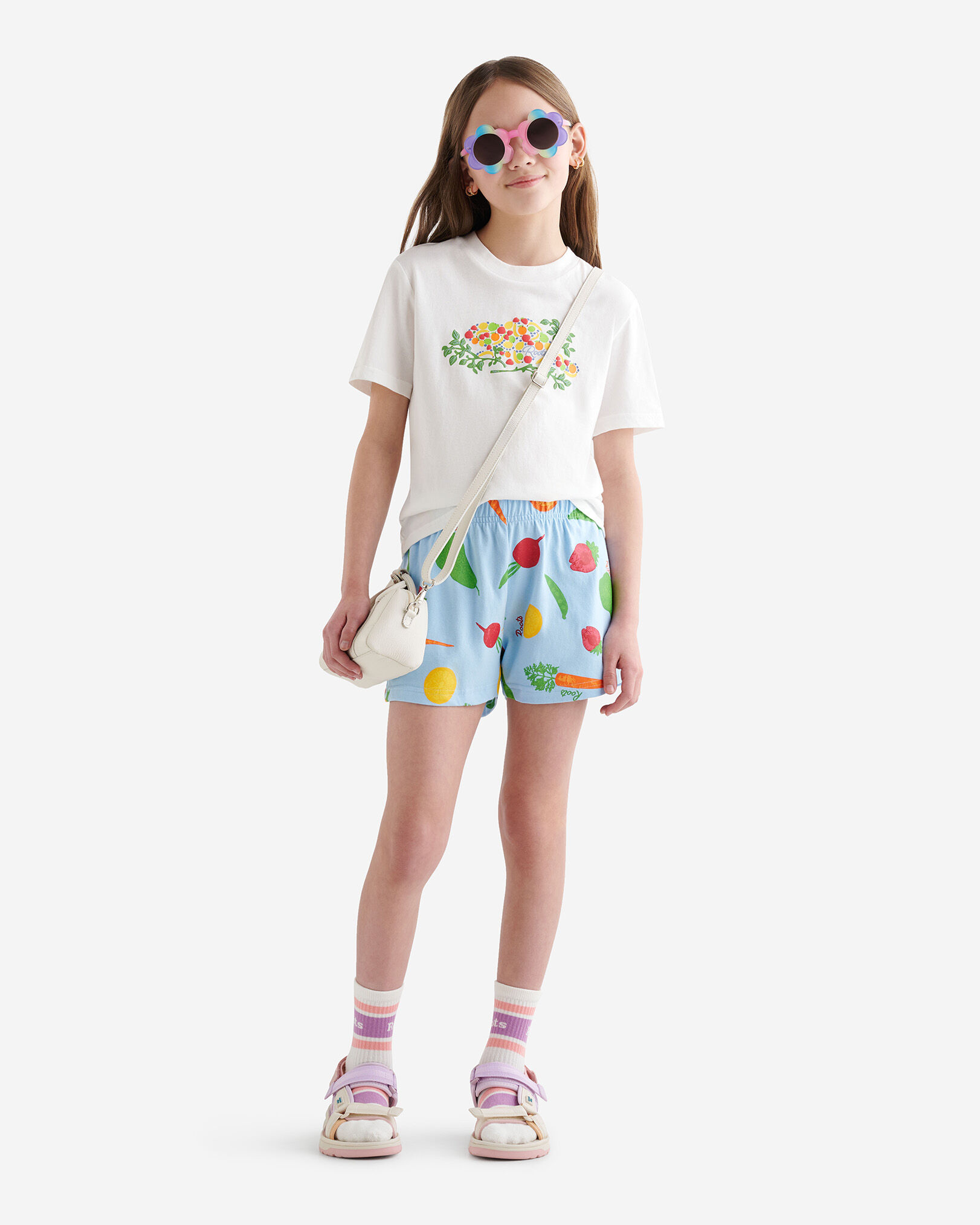Short à motif pour fille