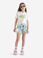 Girls Garden Print Short