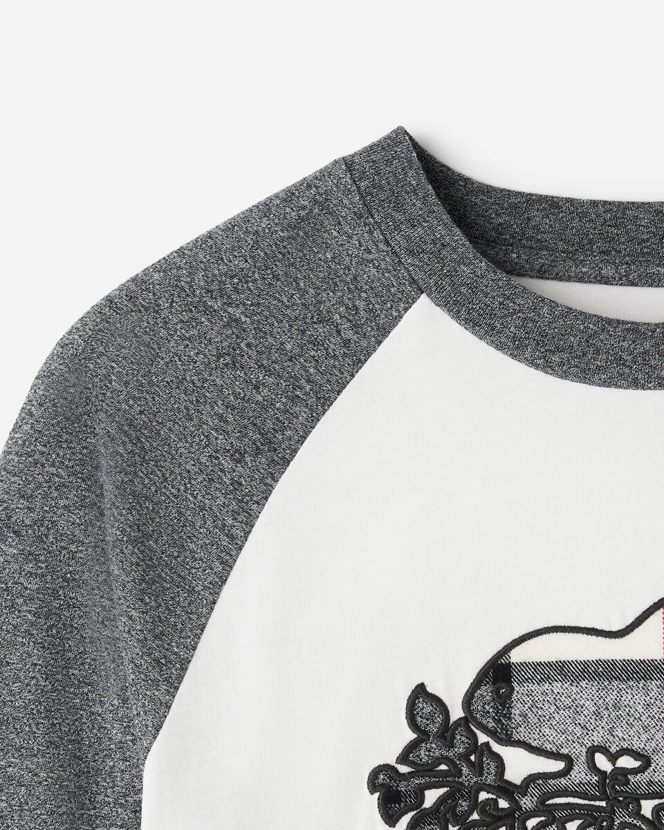 T-shirt manches longues à carreaux Inglenook pour femmes