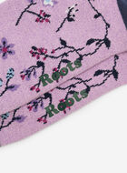 Chaussettes motif floral pour femme