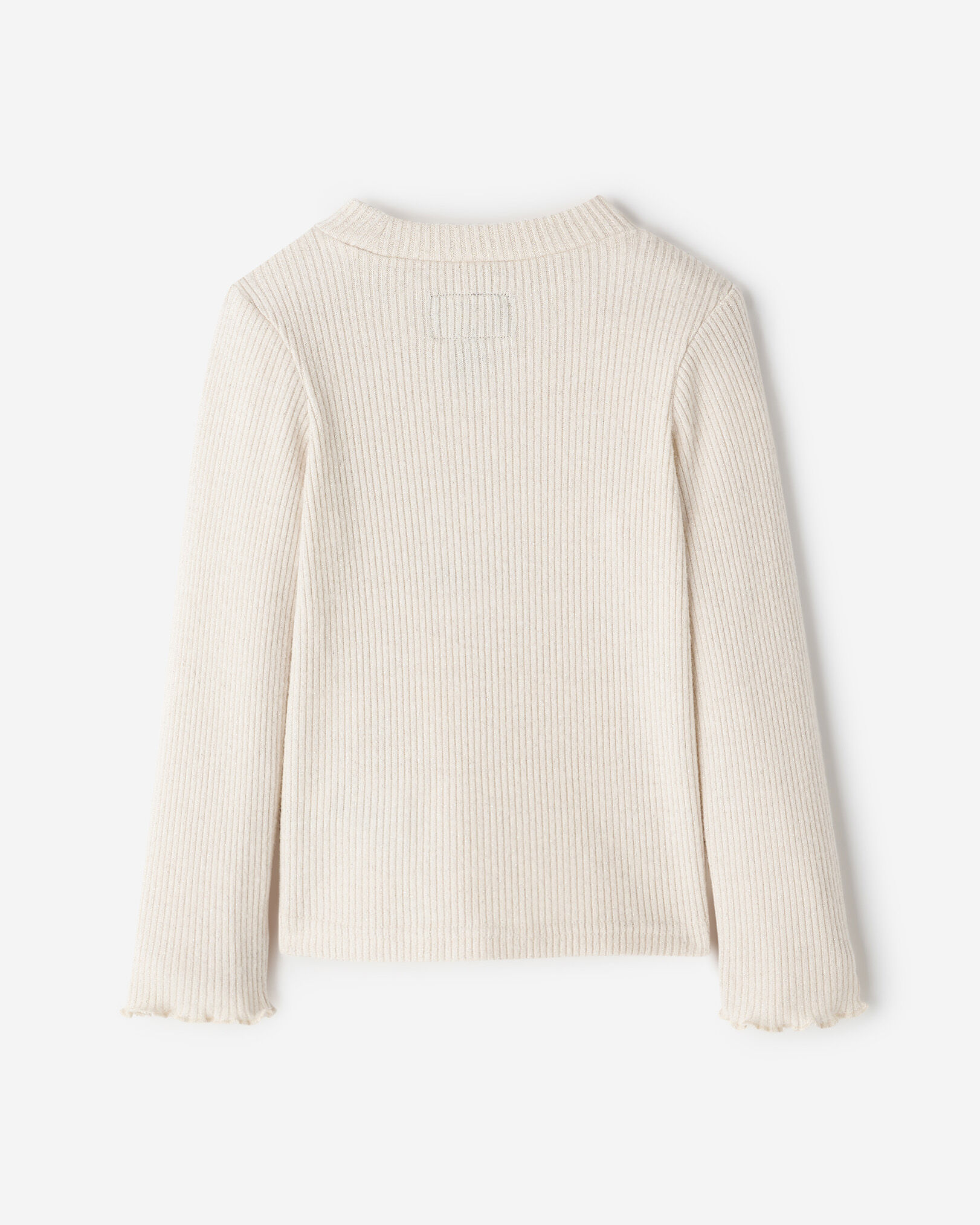 T-shirt côtelé scintillant Cooper pour toutes-petites