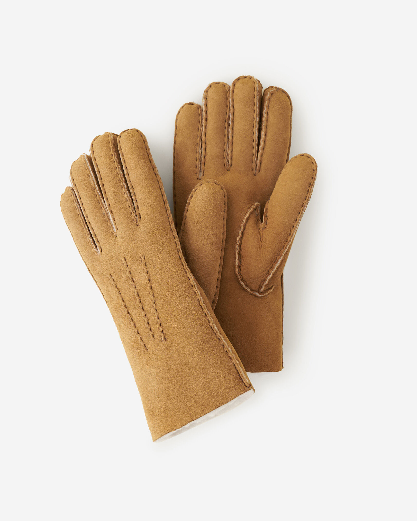 Womens Shearling Glove Leather Accessories Roots