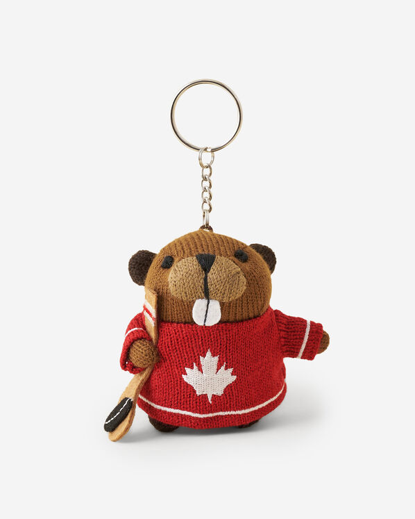 Hockey Beaver Keychain