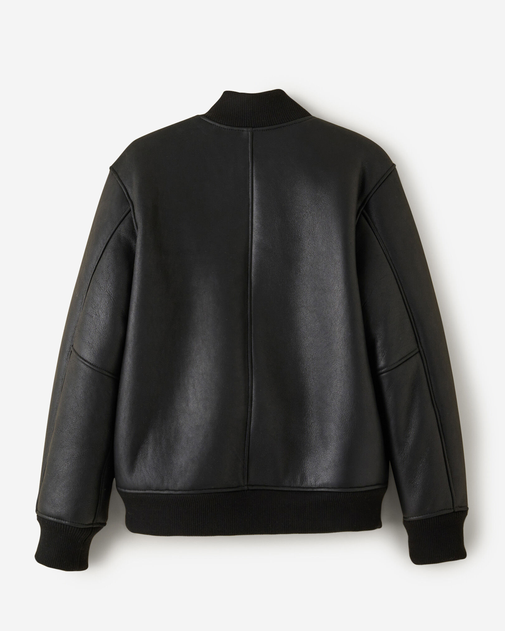 Shearling varsity jacket sale