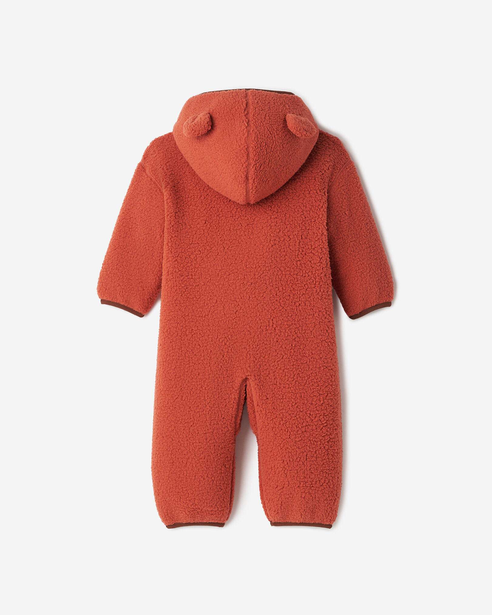 Baby Alta Shearling Fleece Romper Hoodie