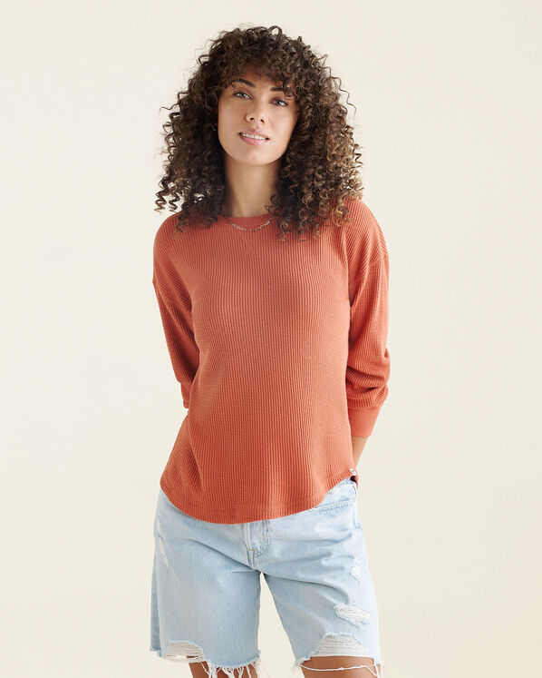 Waffle Long Sleeve Top