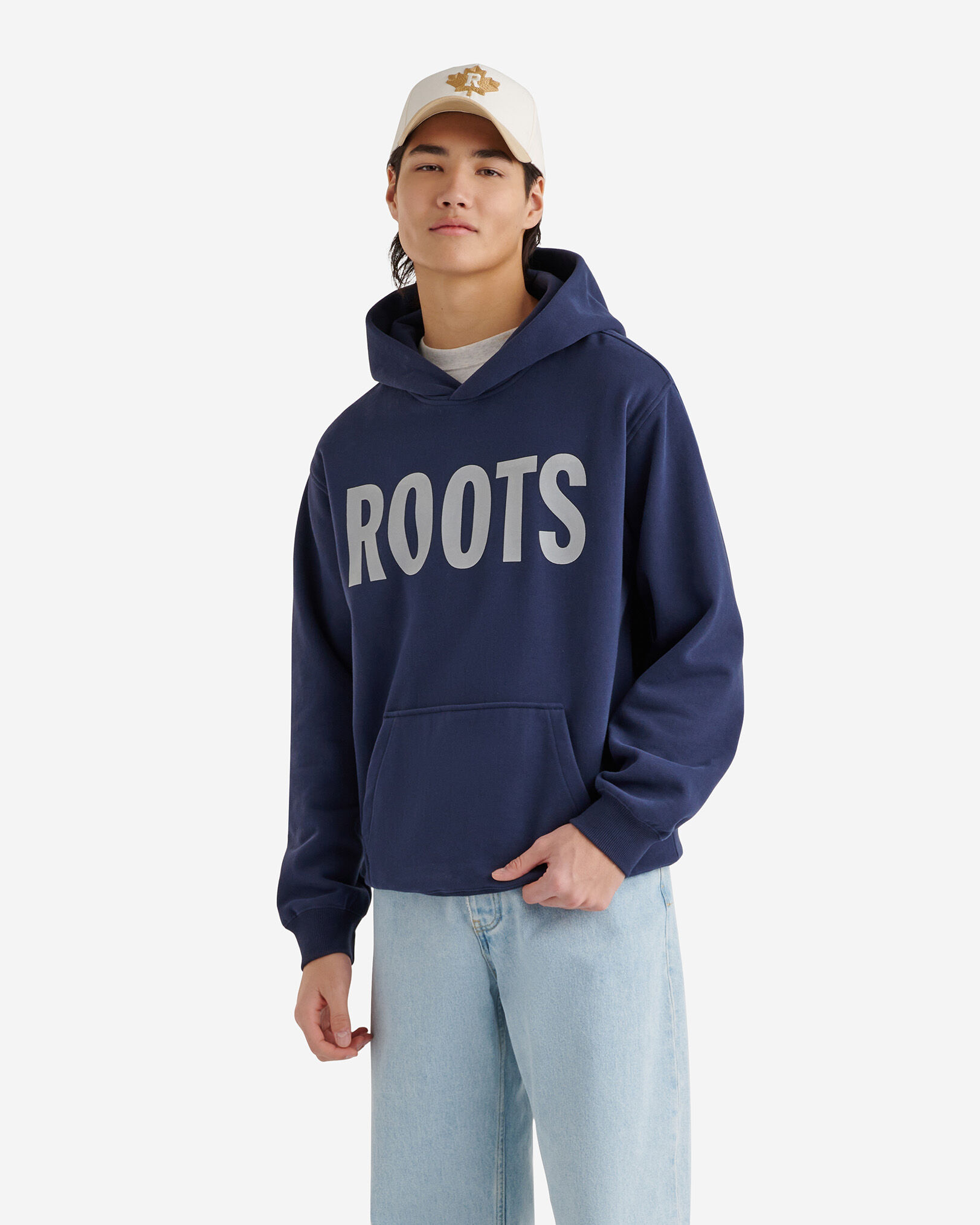 Blue roots sweater top