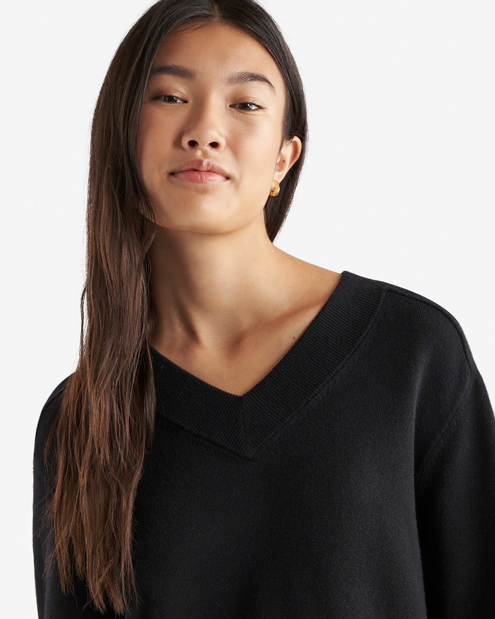 High v neck sweater sales
