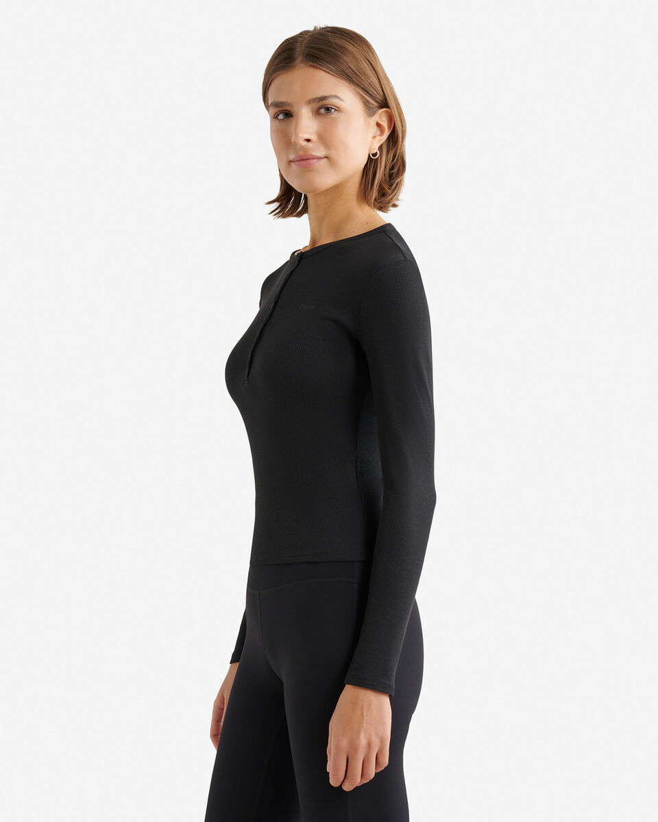 Roam Rib Fitted Long Sleeve Henley