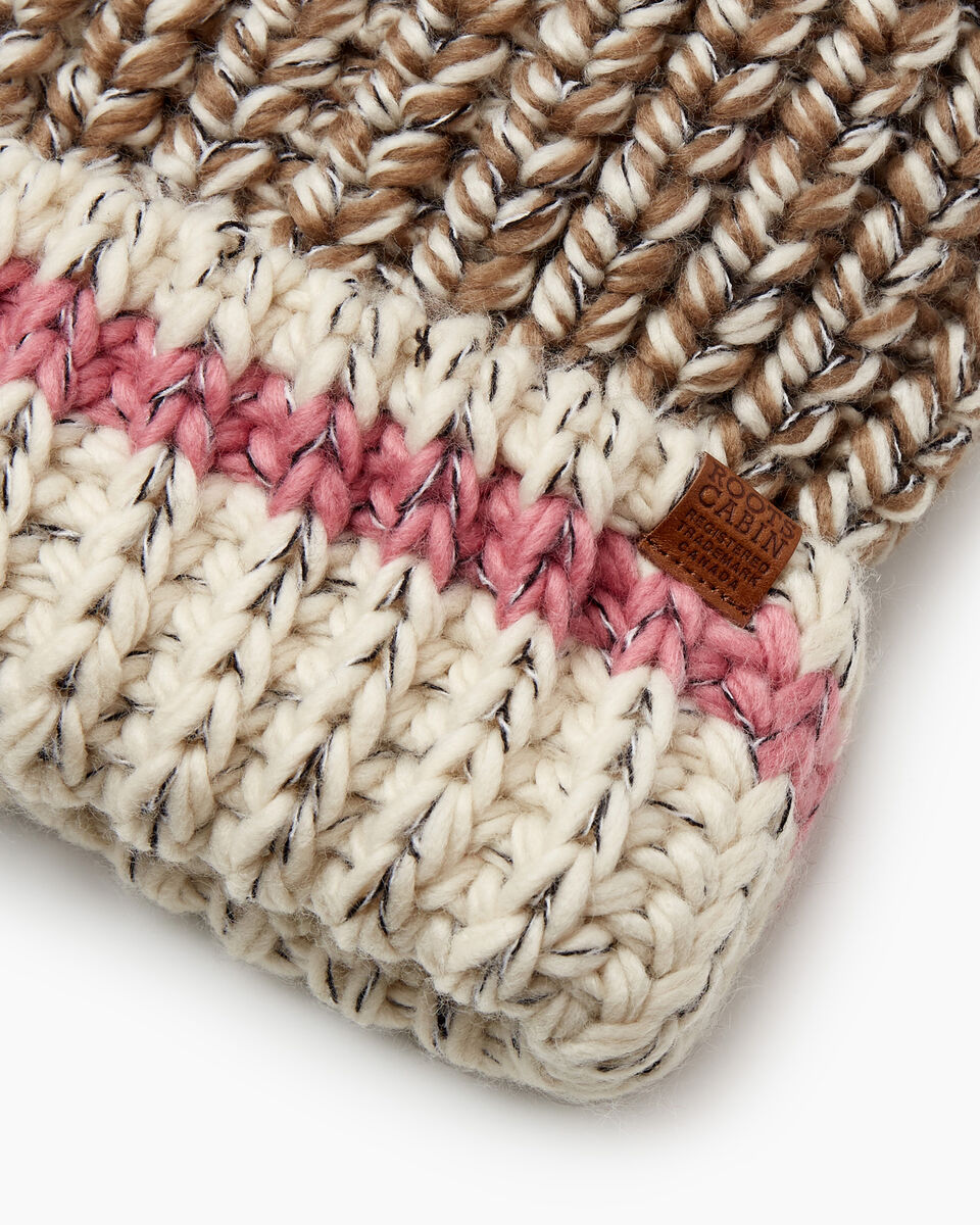 Chunky Cabin Pom Pom Toque