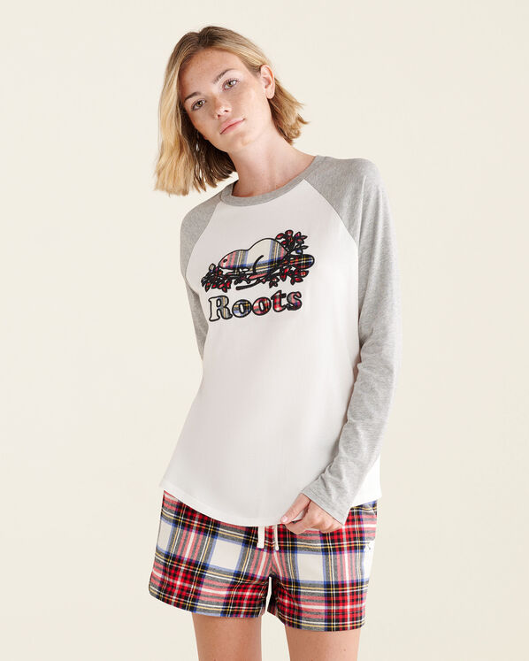 Womens Cooper Plaid Long Sleeve T-shirt