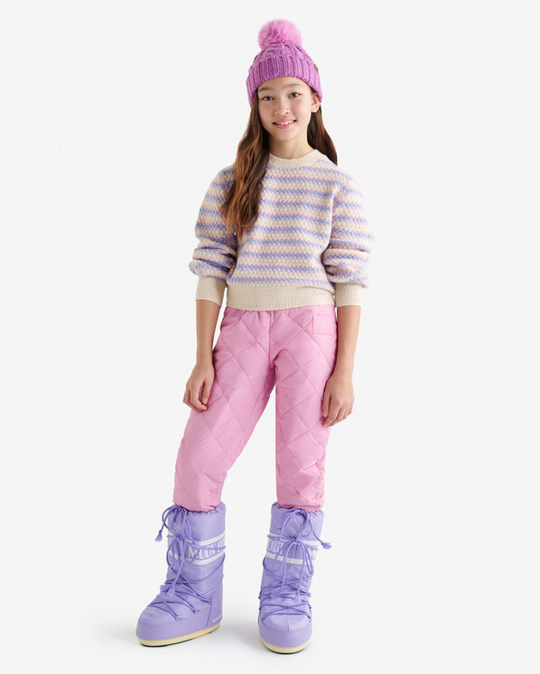 Girls Apres Ski Crew Neck Sweater