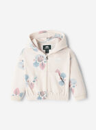 Chandail ourson douillet &agrave; capuchon et glissi&egrave;re pour b&eacute;b&eacute;s