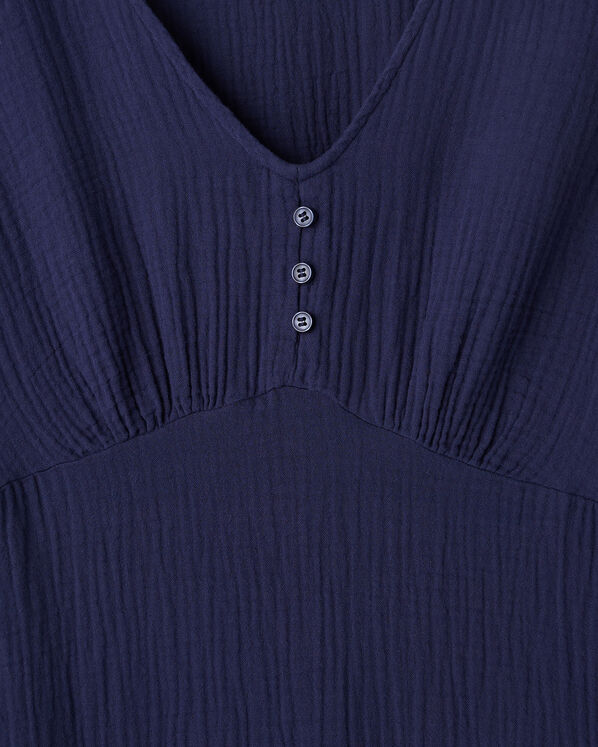 Isla Cotton Gauze Tea Dress