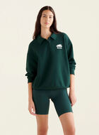 Organic Cooper Relaxed Polo Sweatshirt