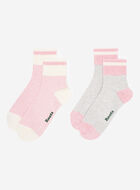 Womens Cotton Cabin Ankle Sock 2 Pack