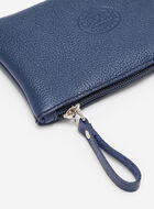 Pochette moyenne à glissière en cuir Cervino