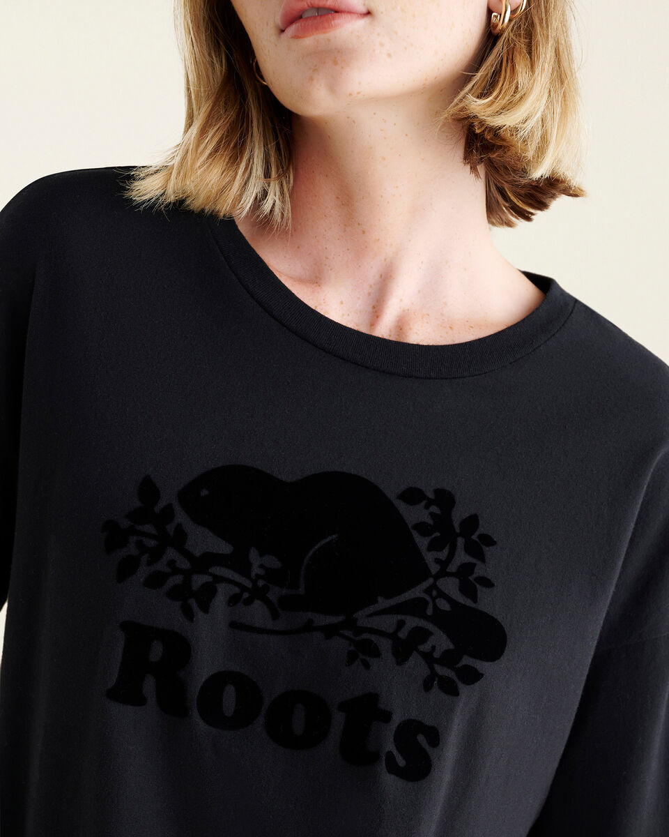 Womens Organic Cooper Beaver Long Sleeve T-shirt