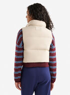 Roots Down Puffer Crop Vest
