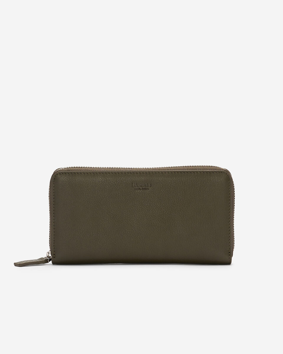 Zip Around Clutch Cloud