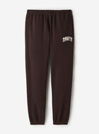 Pantalon molletonn&eacute; &agrave; appliqu&eacute; &agrave; carreaux