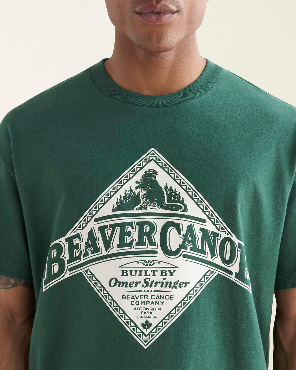 T-shirt décontracté Beaver Canoe pour homme 