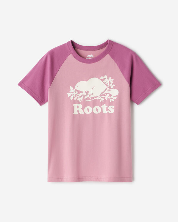 T-shirt style baseball Cooper en coton bio pour enfants