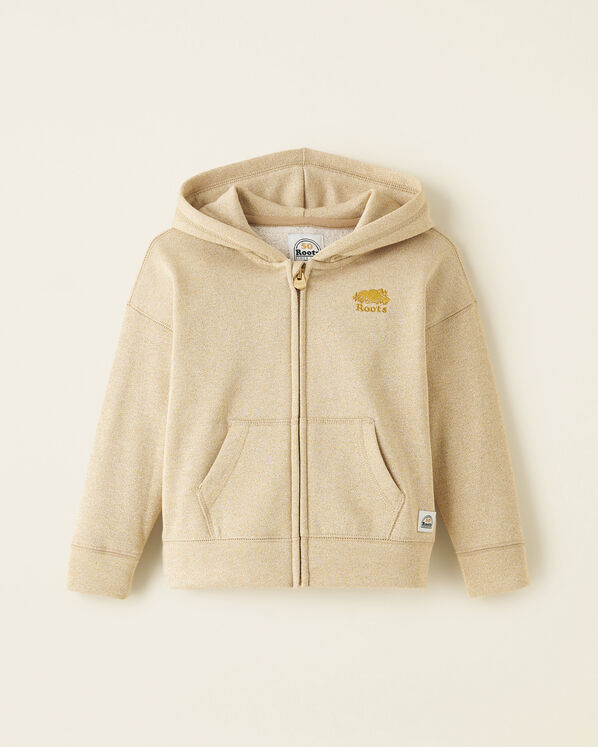Toddler Gold Sparkle Zip Hoodie