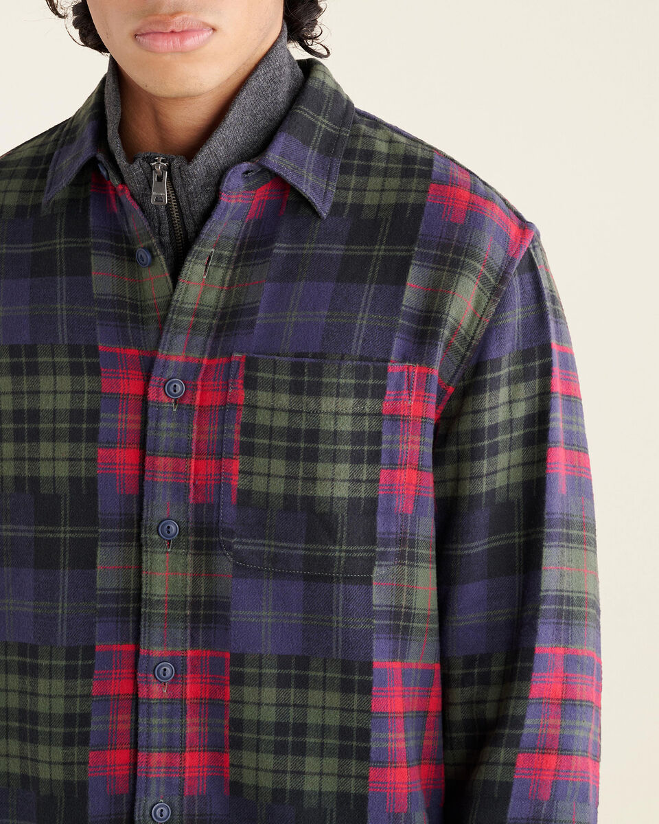 Patchwork Flannel Shirt