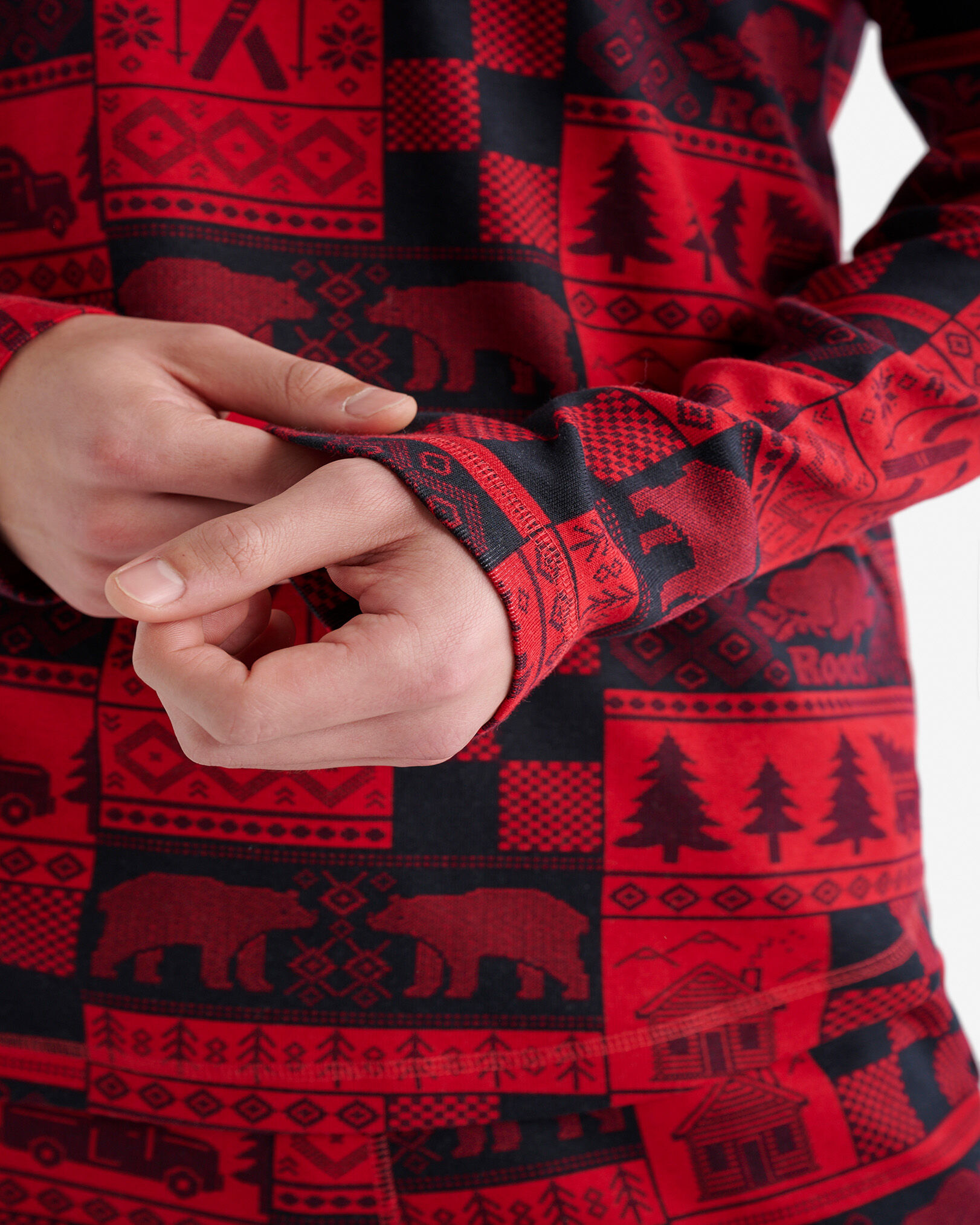 Mens Holiday Pajama Top
