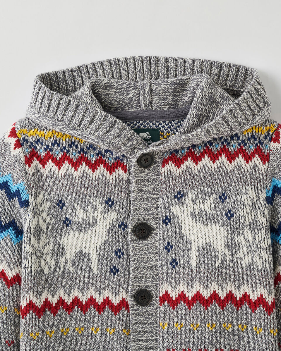 Kids Fair Isle Hoodie Sweater