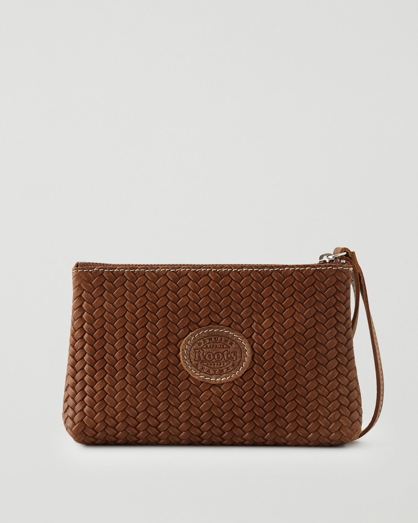 Leather deals wristlet pouch