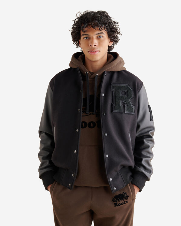 Blouson universitaire rétro pour homme