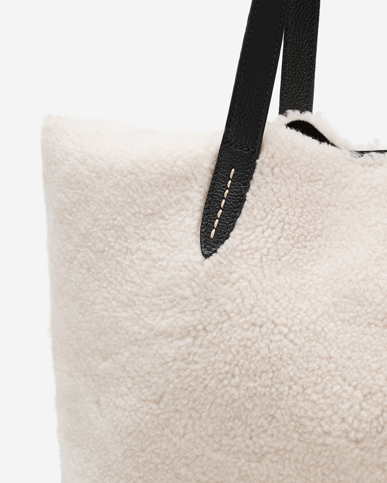 Shearling Carryall Tote