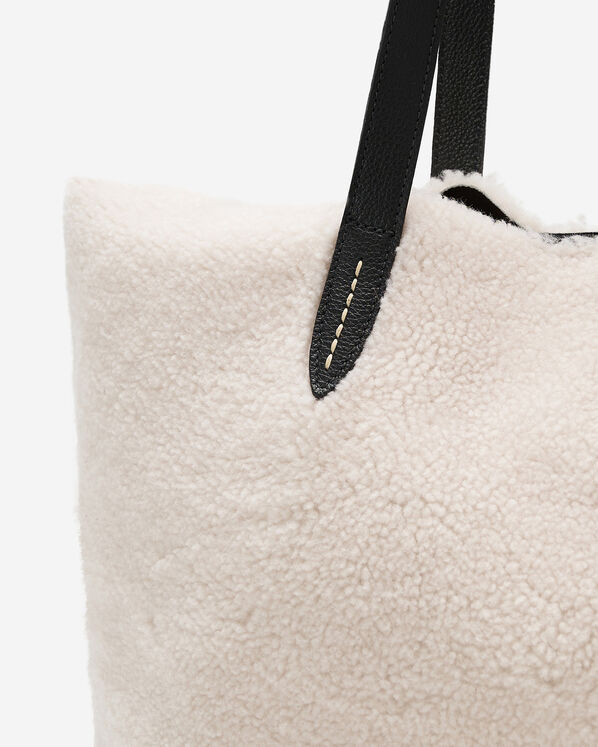 Shearling Carryall Tote