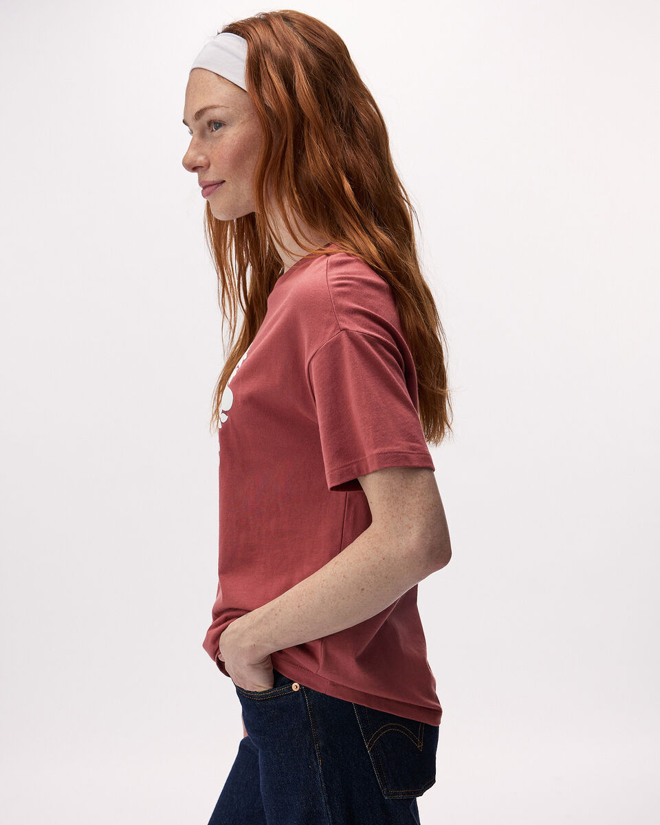 T-shirt d&eacute;contract&eacute; en coton bio Cooper pour femme