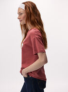 T-shirt d&eacute;contract&eacute; en coton bio Cooper pour femme