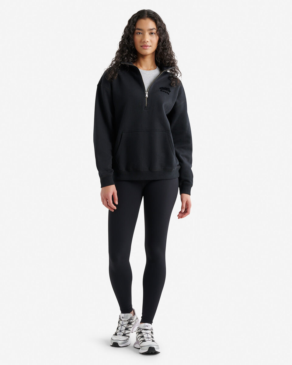 Organic Cooper Relaxed Half Zip Stein