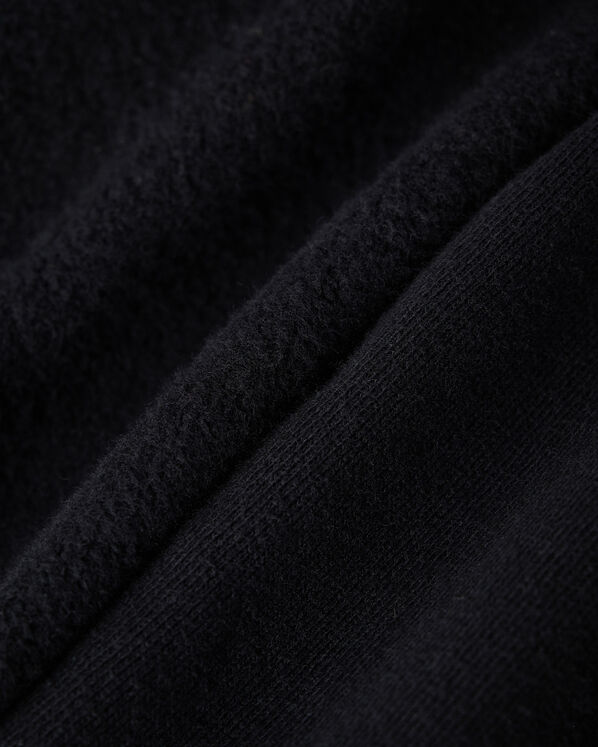 Chandail à col à glissière et manches courtes en coton bio Cooper