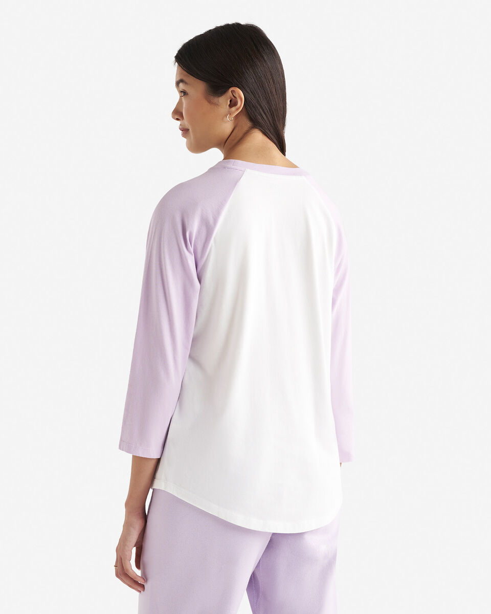 T-shirt style baseball Cooper en coton bio pour femme