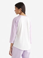T-shirt style baseball Cooper en coton bio pour femme
