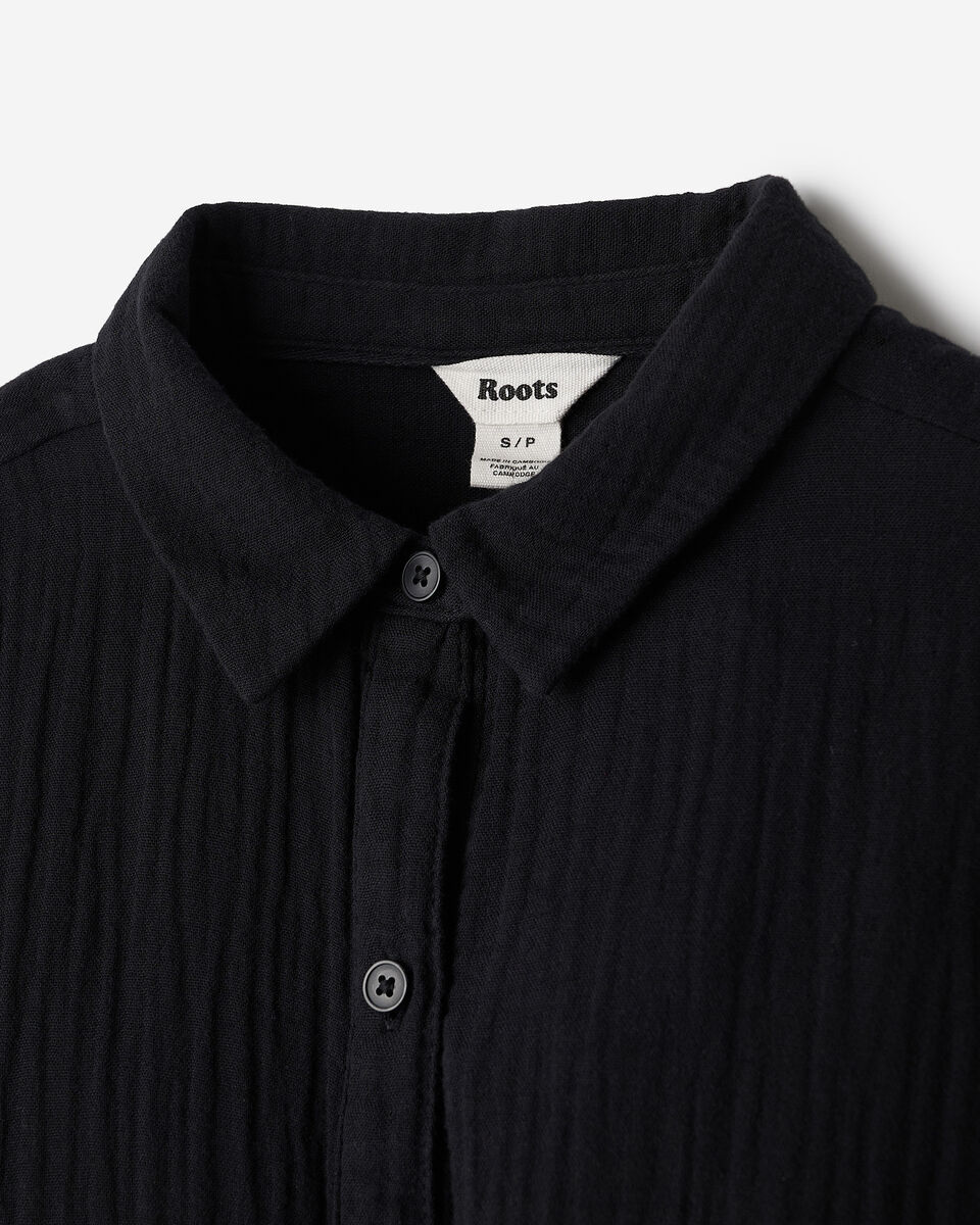 Robe chemise en gaze de coton Isla