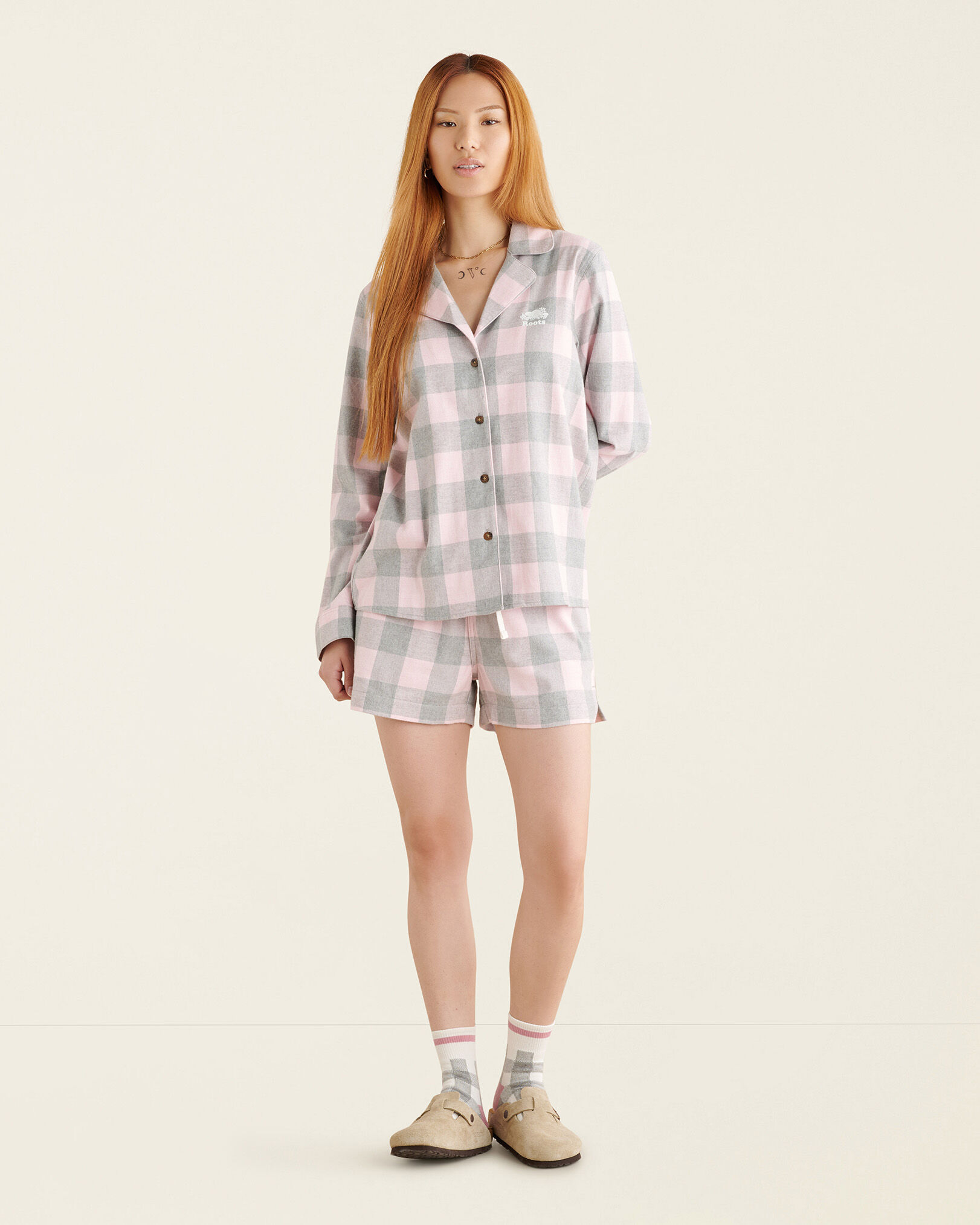 Roots plaid hot sale pajama pants