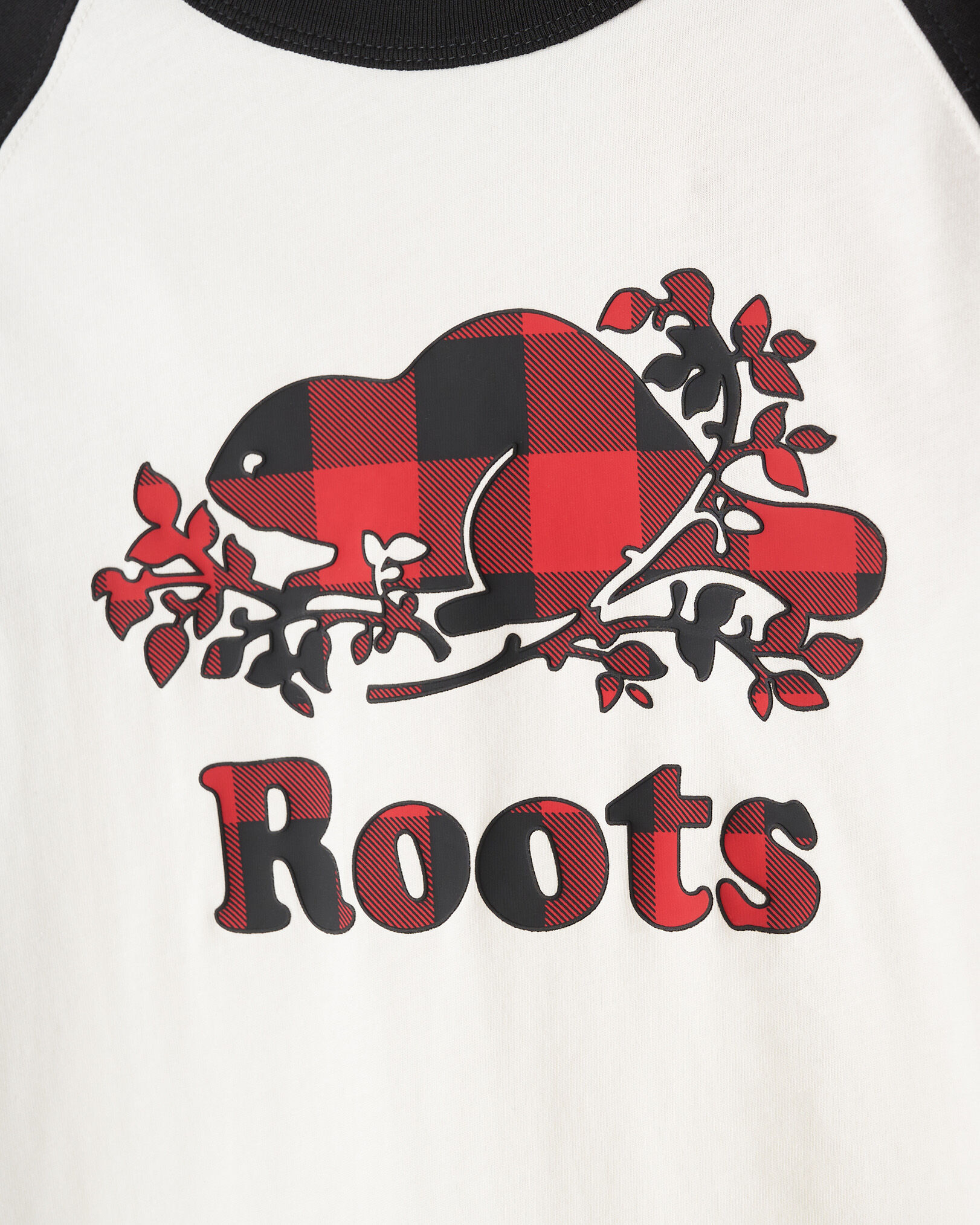 Kids Plaid Baseball T-Shirt
