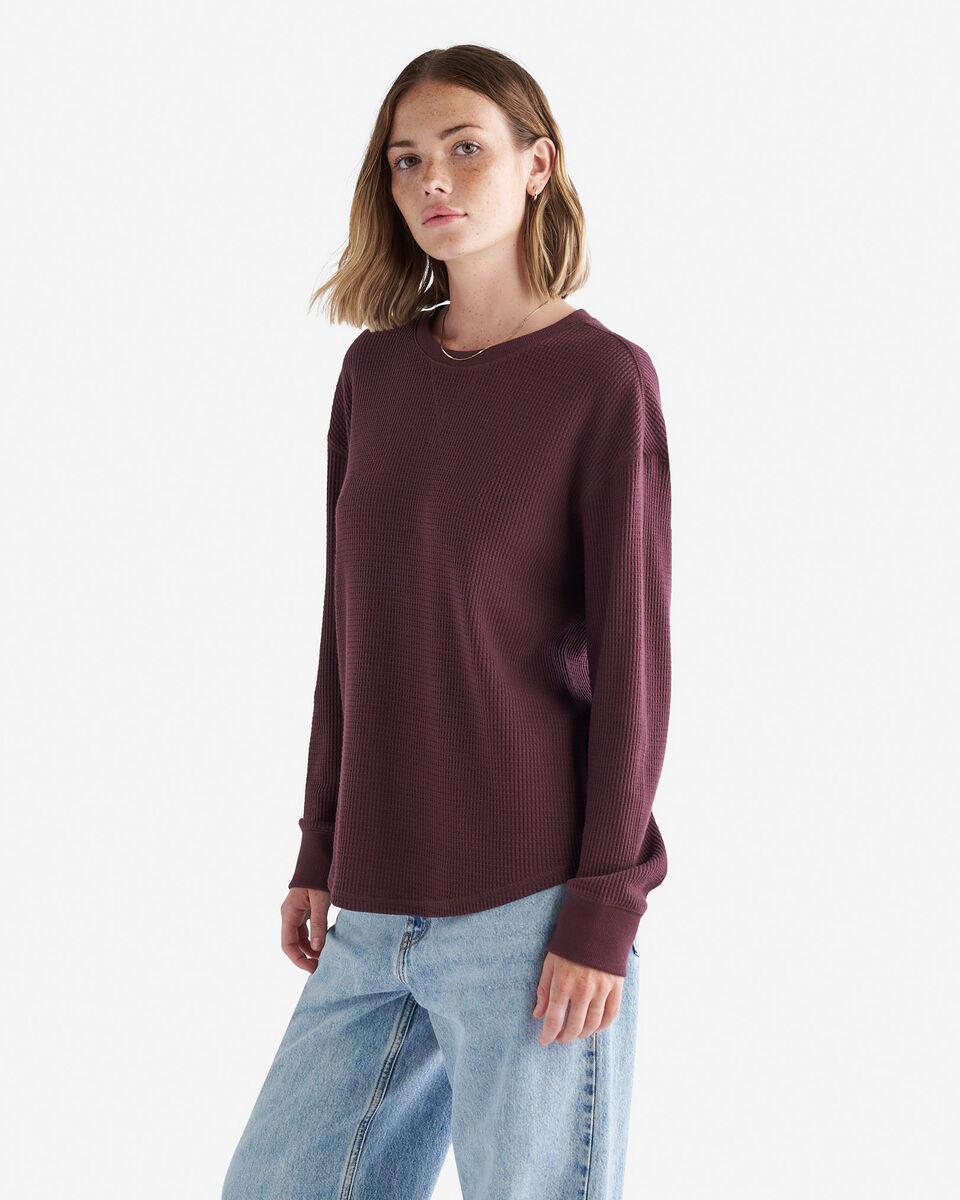 Waffle Long Sleeve Top